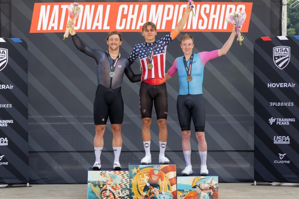 Thrilling Victory: Luke Fetzer and Cassidy Hickey Claim U23 Criterium National Titles in Charleston!