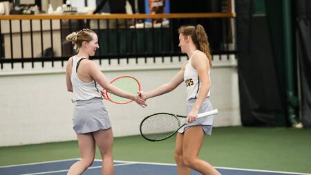 EMU Women’s Tennis Celebrates Milestone Seasons Thanks to Kovacs Institute and GameAbove Sports Support!