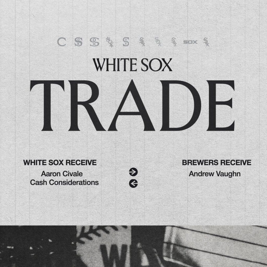 White Sox Bolster Young Rotation with Veteran Pitcher Civale Trade