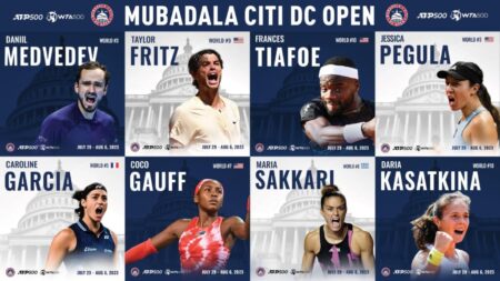Exciting Matchups Ahead: Sunday’s Draws and Order of Play for the Mubadala Citi DC Open Tennis Tournament!