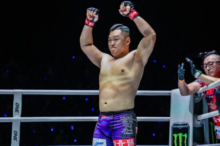 Epic Showdown Ahead: Heavyweight Titans Kang Ji Won and Ryugo Takeuchi Ready to Clash at ONE Fight Night 34