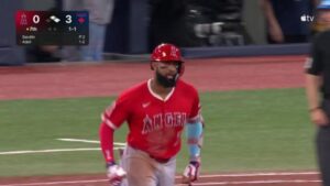 Straw’s Costly Throw Gifts Blue Jays a Thrilling 10-Inning 4-3 Win Over Angels