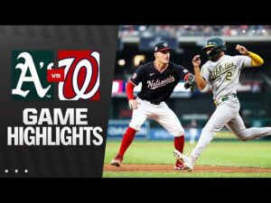 Exciting Highlights and Key Moments from the Athletics vs. Washington Nationals Game – 08/06/2025
