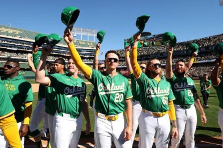 Athletics Smash 4 Home Runs in Thrilling 17-4 Rout of Angels